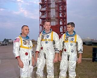 Apollo 1

White, Chafee, and Grissom.