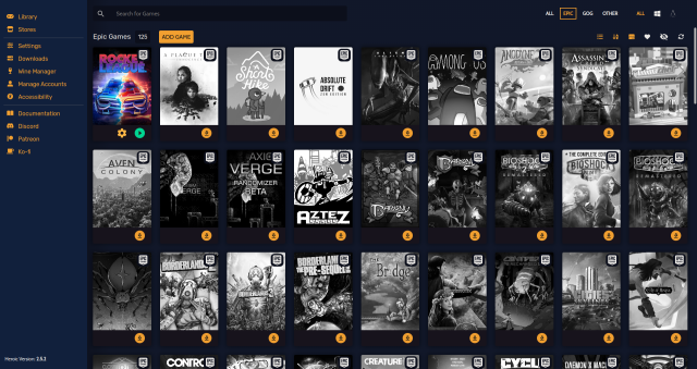 Heroic Games Launcher screenshot