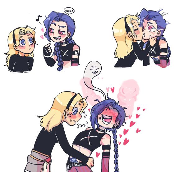 Jinx & Lux actually being doing gay thing