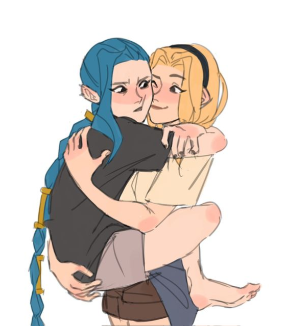 Jinx & Lux actually being doing gay thing