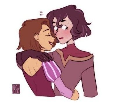 Cass and Rapunzel being doing gay thing