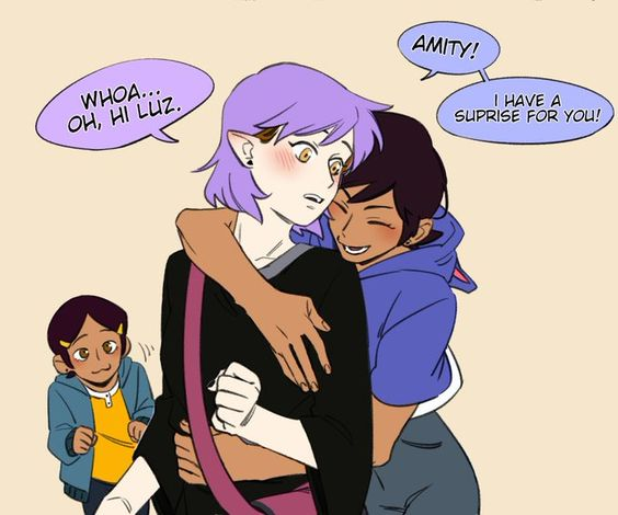 Luz & Amity & Vee being doing gay thing