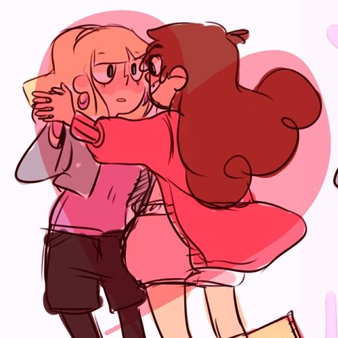 Mabel and Pacifica being doing gay thing