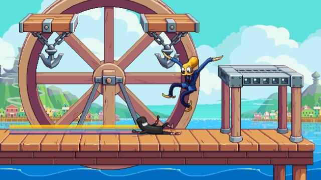 Octodad fighting in Fraymakers