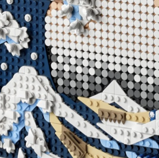 Lego Great Wave off Kanagawa by Hokusai