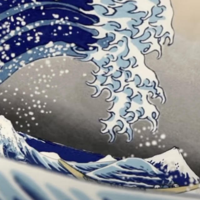 Great Art Explained of Great Wave off Kanagawa by Hokusai