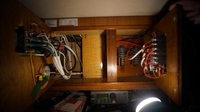 A much less busy breaker panel locker.