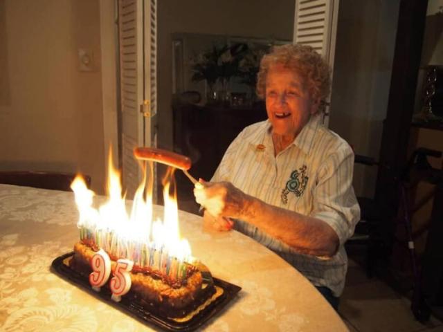 put another shrimp on the cake