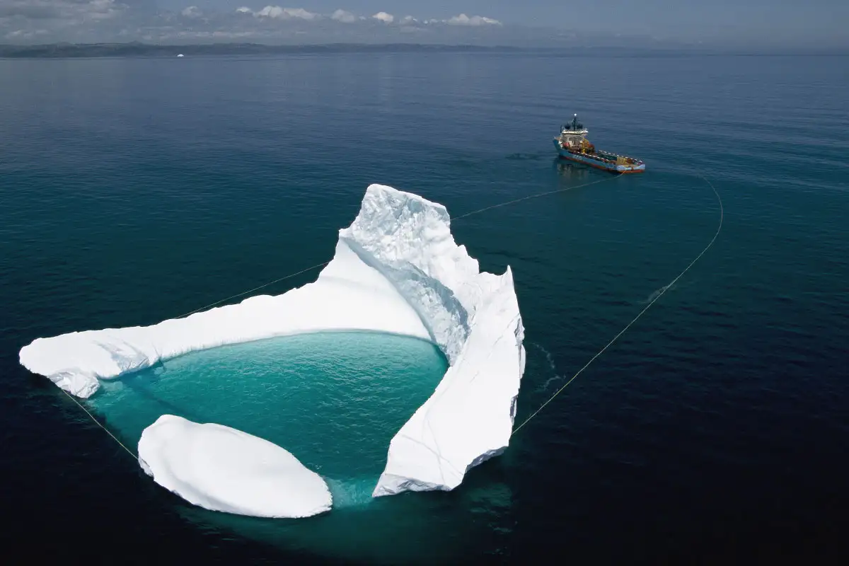 towing an iceberg