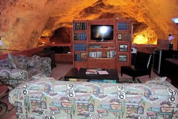 cave tv room
