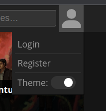 the gamingonlinux user menu