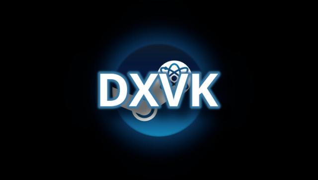 DXVK made up logo by me, over the Steam Proton logo i also made up