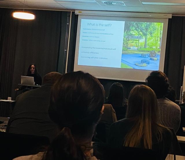 presentation slide titled "What is the self?"