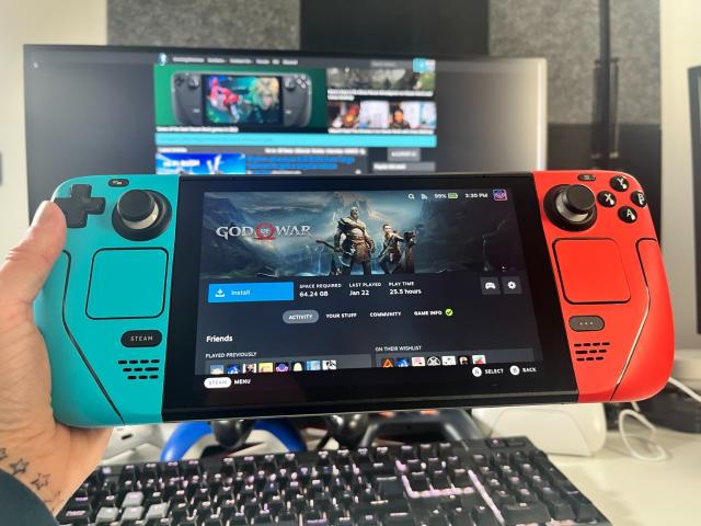 SwitchDeck Steam Deck skin from dbrand front