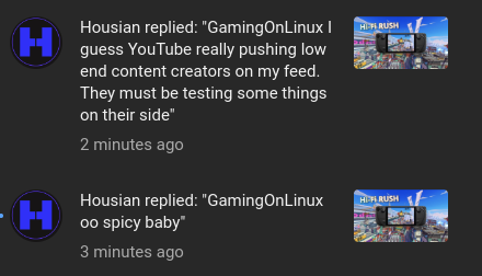 "I guess YouTube really pushing low end content creators on my feed. They must be testing some things on their side"
