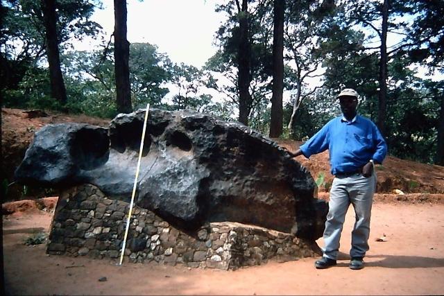 Mbozi Meteorite, Tanzania. Known to locals as Kimondo; recorded as discovered in the 1930s.

Gunnar Ries, CC BY-SA 2.0, via Wikimedia Commons.
