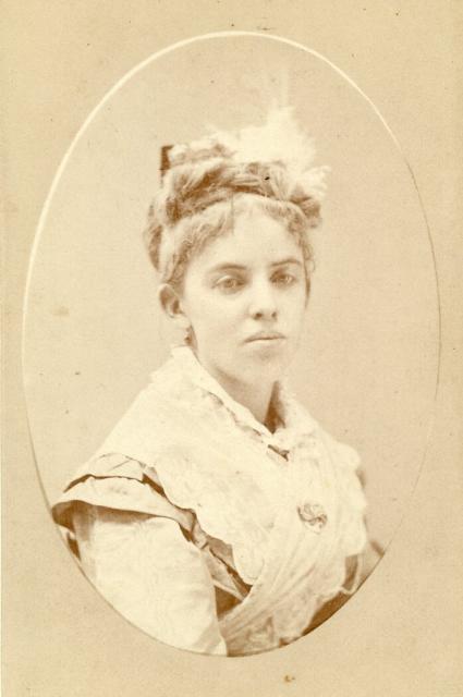 Mary Lemist Titcomb at the time of her graduation from the Robinson Female Seminary in 1873 Credit: Unknown