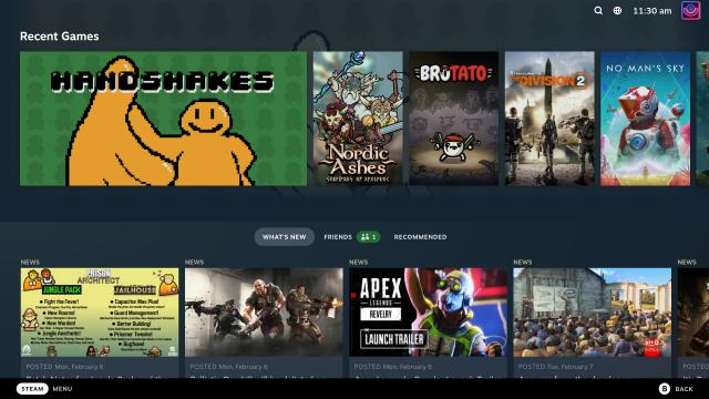 Steam New Big Picture Mode