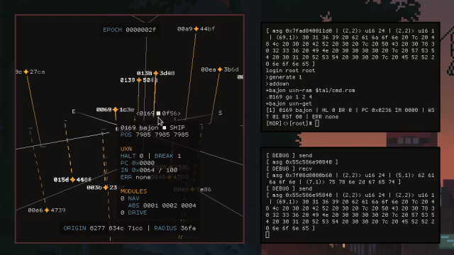 Screenshot of a stylized, fictional star chart rendered in doldrusidus.