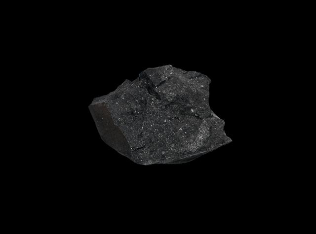 Portion of a Cold Bokkeveld meteorite, many of which fell northeast of Capetown, South Africa on October 13, 1838.