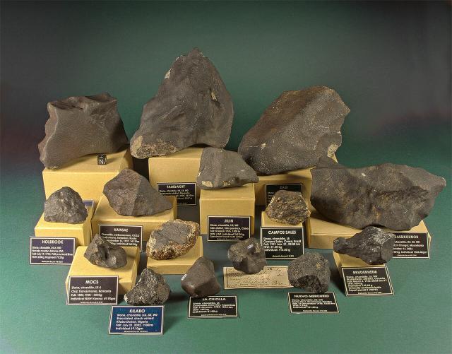 Meteorite Recon, CC BY 3.0, A Meteorite collection.