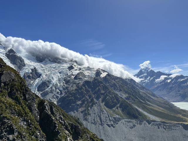 View of Aoraki / Mount Cook from Sealy Tarn