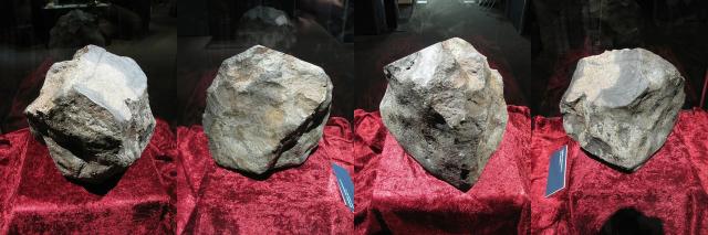 The Benthullen Meteorite, found in 1951 or 1948 near Benthullen, close to Oldenburg, Lower Saxony, Germany.