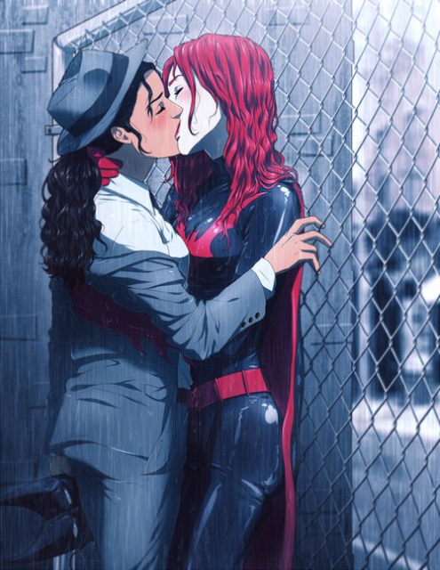 Batwoman and the Question being doing gay thing