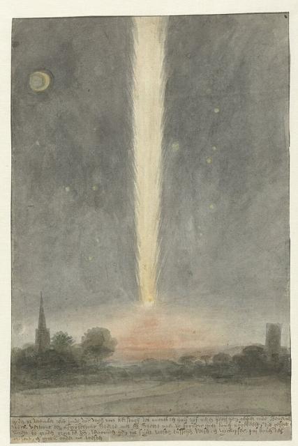 Comet of December 22nd 1680 by Rochus van Veen