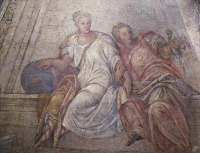 "Astronomia e Dialettica" by Paolo Veronese. (1551)

Paolo Veronese, Public domain, via Wikimedia Commons.