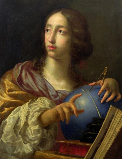 "Allegory of Astronomy" by Giovanni Martinelli. (~1650)

Giovanni Martinelli, Public domain, via Wikimedia Commons.