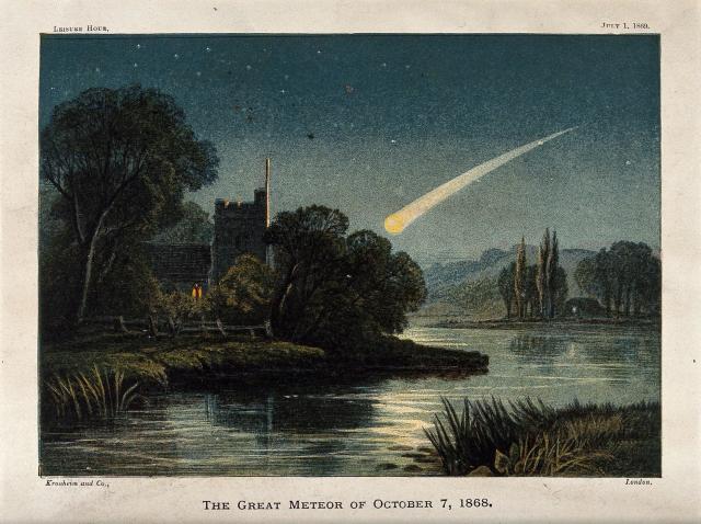 "The Great Meteor of October 7, 1868."

Wellcome Collection. Public Domain Mark.