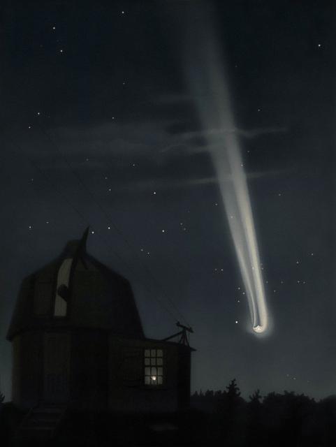 The Great Comet of 1881 on June 25-26 at 1h. 30m. A.M. (Plate 11 from The Trouvelot Astronomical Drawings 1881)

Étienne Léopold Trouvelot, Public domain, via Aleksandr Yuferev's Flickr at https://flic.kr/p/24fkpCU
