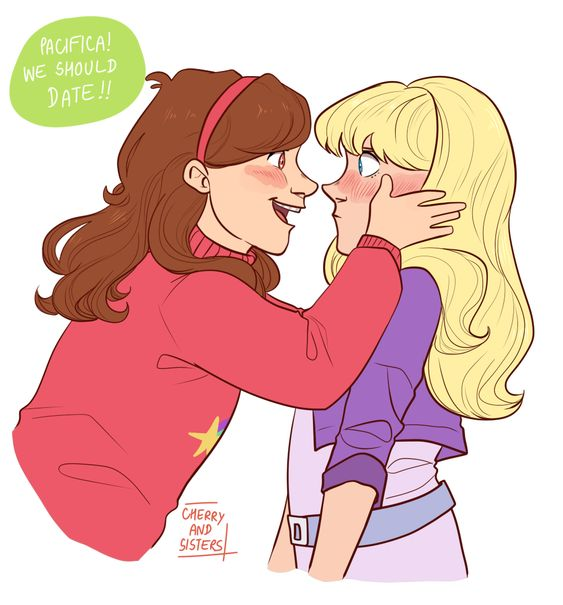 
Mabel and Pacifica being doing gay thing
