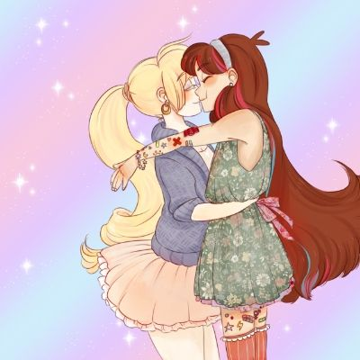 
Mabel and Pacifica being doing gay thing