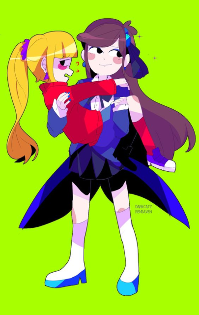 Mabel and Pacifica being doing gay thing