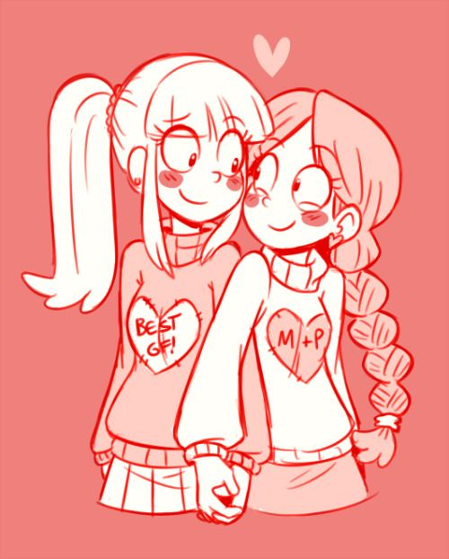 Mabel and Pacifica being doing gay thing