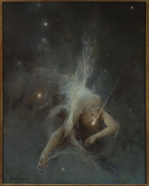 "Falling Star" by Witold Pruszkowski (1884).

Witold Pruszkowski, Public domain, via the Warsaw National Museum.