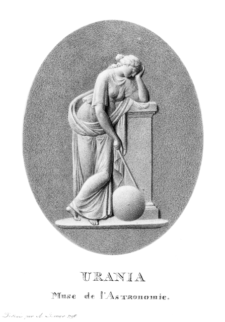 "Urania," by Alexander Liernur (1796).

Rijks Museum item RP-T-1918-323, Public Domain.