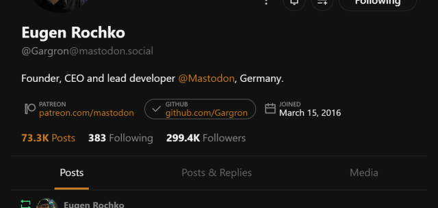 A verified link has the link icon replaced with a checkmark.